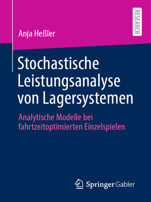 cover image of Stochastische Leistungsanalyse von Lagersystemen
